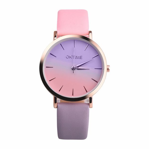 2018 fashion wristwatch retro rainbow design women dress watch quartz leather watches gift for lovers montre relogio #d, Slivery;brown 
2018 fashion wristwatch retro rainbow design women dress watch quartz leather watches gift for lovers montre relogio #d, Slivery;brown