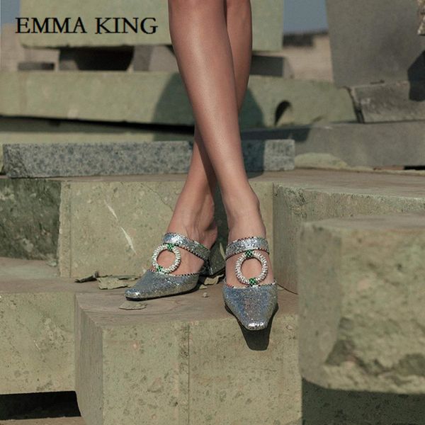 women cut outs diamante glitter mules sandals runway design ladies mules pointed toe chunky heels 2019 fall street looks, Black
women cut outs diamante glitter mules sandals runway design ladies mules pointed toe chunky heels 2019 fall street looks, Black