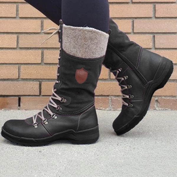 patchwork winter boots women knee high long boots vintage cross-tied winter shoes warm fur snow womens shoes drop, Black
patchwork winter boots women knee high long boots vintage cross-tied winter shoes warm fur snow womens shoes drop, Black