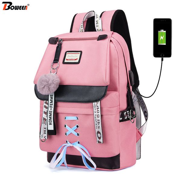 pink usb backpacks women school backpack for teenage girls school bag large canvas middle high college student bagpack 2019 new
pink usb backpacks women school backpack for teenage girls school bag large canvas middle high college student bagpack 2019 new