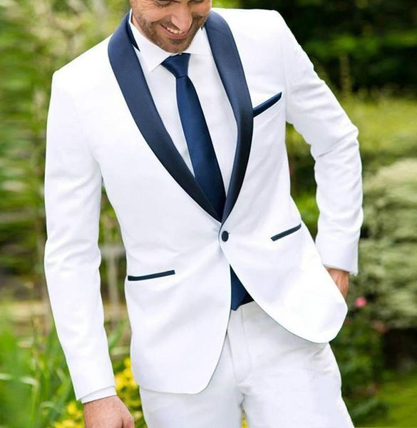 white mens suit for wedding two pieces groom tuxedos slim fit shawl lapel blazer man groomsmen suits bridegroom formal suit, Black;gray
white mens suit for wedding two pieces groom tuxedos slim fit shawl lapel blazer man groomsmen suits bridegroom formal suit, Black;gray