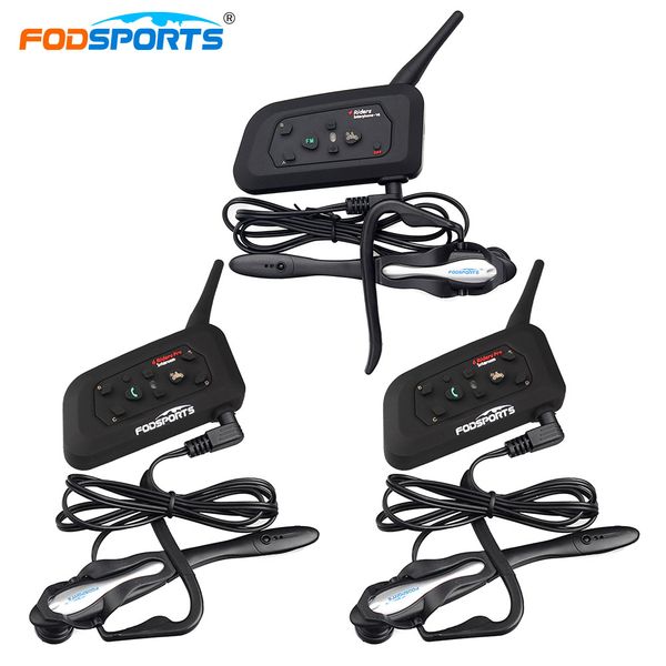 fodsports 1 *v4+2 *v6pro intercom for football referee coach wireless bluetooth interphone intercomunicador 3 riders max 1200m
fodsports 1 *v4+2 *v6pro intercom for football referee coach wireless bluetooth interphone intercomunicador 3 riders max 1200m