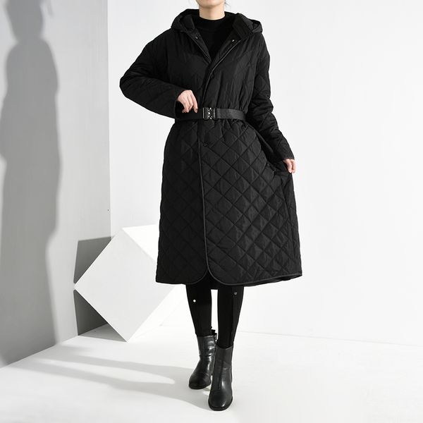 hooded black big size warm cotton-padded coat long sleeve loose fit women parkas fashion tide new autumn winter 2020
hooded black big size warm cotton-padded coat long sleeve loose fit women parkas fashion tide new autumn winter 2020