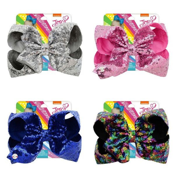 jojo girls bow hair clips 8 inch flip sequins gradient kids children big bow hairpin baby girl hair accessories color wholesale a21503, Slivery;white
jojo girls bow hair clips 8 inch flip sequins gradient kids children big bow hairpin baby girl hair accessories color wholesale a21503, Slivery;white