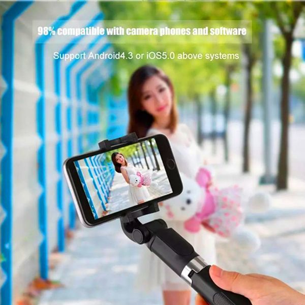 Newest Gift High Quality Bluetooth Extendable Selfie Stick Tripod with Wireless Remote and Monopod Stand for Samsung Huawei xiaomi iPhone
Newest Gift High Quality Bluetooth Extendable Selfie Stick Tripod with Wireless Remote and Monopod Stand for Samsung Huawei xiaomi iPhone