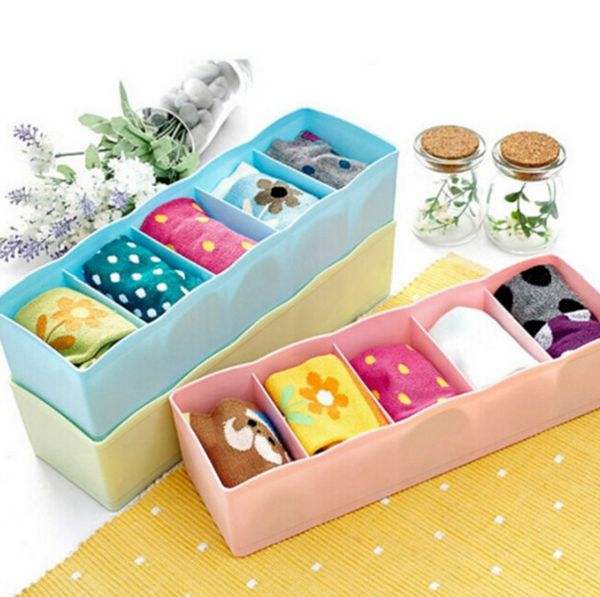 new multi-function deskdrawer storage box clothing organizer five grid storage box underwear socks bra ties organizer
new multi-function deskdrawer storage box clothing organizer five grid storage box underwear socks bra ties organizer