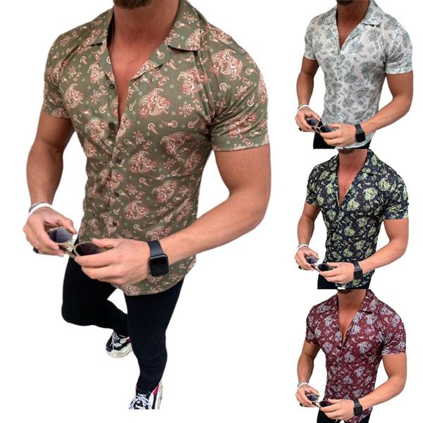 men's casual shirts summer men classic printed buttons male lapel short sleeve ethnic totem pattern shirt fashion outfits, White;black
men's casual shirts summer men classic printed buttons male lapel short sleeve ethnic totem pattern shirt fashion outfits, White;black
