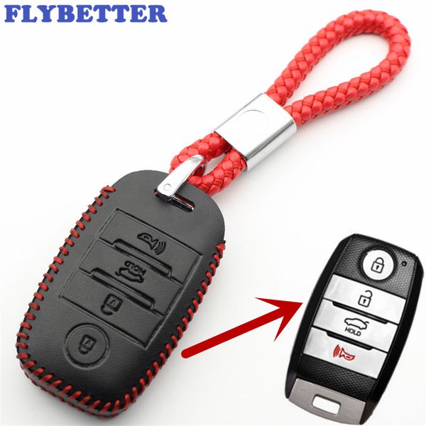 flybetter genuine leather 4button keyless entry smart key case cover for kia sorento/rio/rio5/optima l100
flybetter genuine leather 4button keyless entry smart key case cover for kia sorento/rio/rio5/optima l100