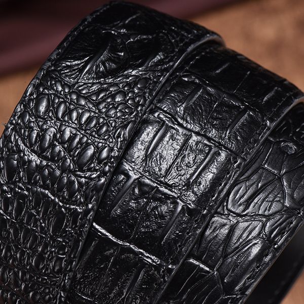 yuan buckle ingot crocodile cowhide pattern belt with body 3.4cm american crocodile three-bone belt with two-layer cowhide, Black;brown
yuan buckle ingot crocodile cowhide pattern belt with body 3.4cm american crocodile three-bone belt with two-layer cowhide, Black;brown