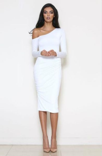 женщины дизайнер bodycon платья мода плеча с длинным рукавом платья вскользь естественный цвет платья женская одежда, White;black
женщины дизайнер bodycon платья мода плеча с длинным рукавом платья вскользь естественный цвет платья женская одежда, White;black