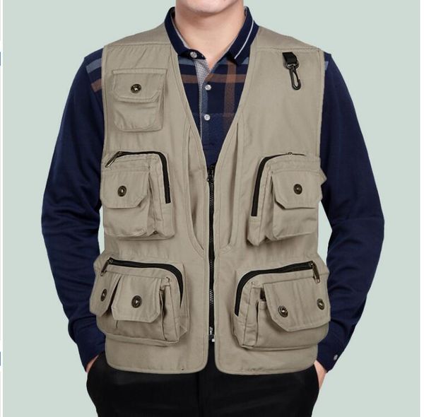 men tactical vest quick dry fishing detachable loose molle vest hiking sleeveless jacket multi-pocket pgrapher waistcoat, Gray;blue
men tactical vest quick dry fishing detachable loose molle vest hiking sleeveless jacket multi-pocket pgrapher waistcoat, Gray;blue