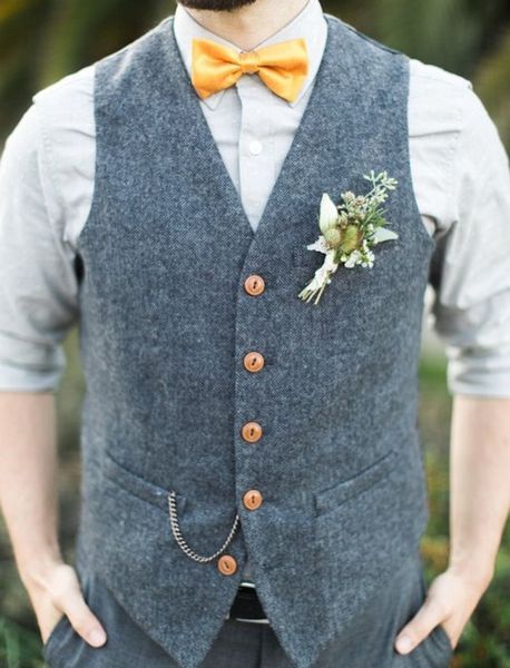 blue wedding vests for groom single breasted wool tweed formal business vests groomsman vest custom made, Black
blue wedding vests for groom single breasted wool tweed formal business vests groomsman vest custom made, Black