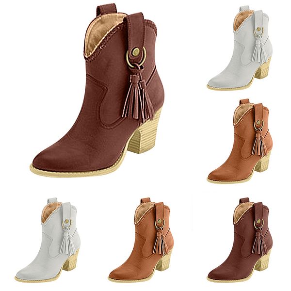 winter boots women fringed botines mujer 2019 large size knight boots high heel women's fashion rubber square heel botines, Black
winter boots women fringed botines mujer 2019 large size knight boots high heel women's fashion rubber square heel botines, Black