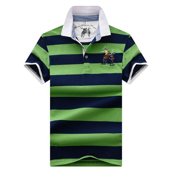 2019 summer new men's fashion wide stripe short sleeve slim embroidered business casual shirt/ shirts, White;black
2019 summer new men's fashion wide stripe short sleeve slim embroidered business casual shirt/ shirts, White;black