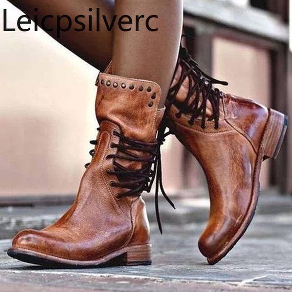 women's boots spring and autumn the new round head zipper lace-up thick heel low-heeled short tube women's shoes plus size 34-43, Black
women's boots spring and autumn the new round head zipper lace-up thick heel low-heeled short tube women's shoes plus size 34-43, Black