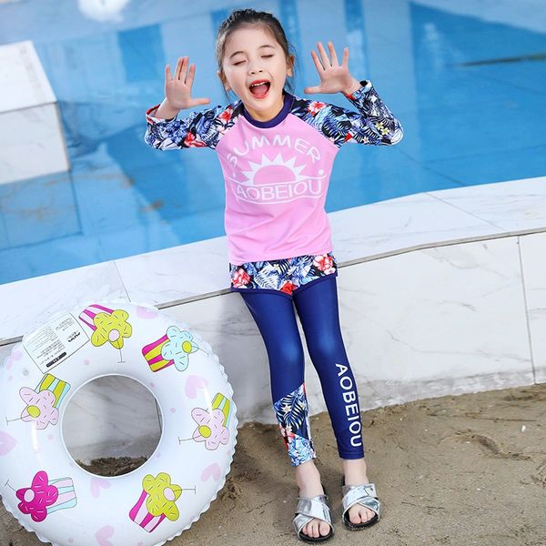 children's waterproof female split sun-proof diving swim diving quick-drying girl swimsuit 3-piece suit, White;black
children's waterproof female split sun-proof diving swim diving quick-drying girl swimsuit 3-piece suit, White;black