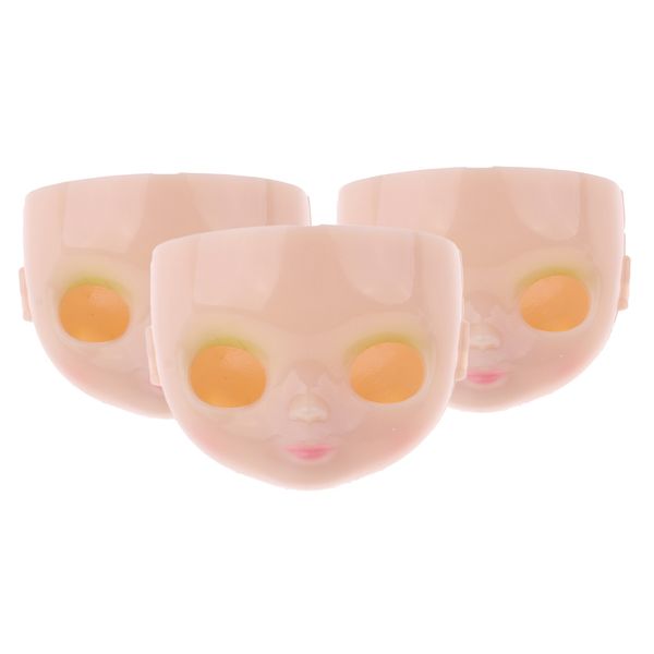 doll face shell faceplate with makeup screws set diy making supplies for blythe dolls accessory
doll face shell faceplate with makeup screws set diy making supplies for blythe dolls accessory
