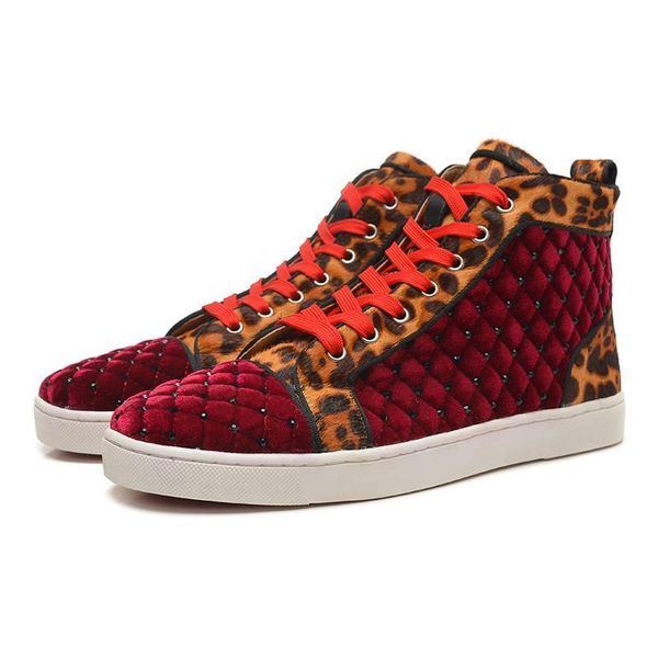 fashion designer high bottom is red flats sneakers men women platform fitness casual spikes rhinestone crystal rivets red sport shoes, Black
fashion designer high bottom is red flats sneakers men women platform fitness casual spikes rhinestone crystal rivets red sport shoes, Black