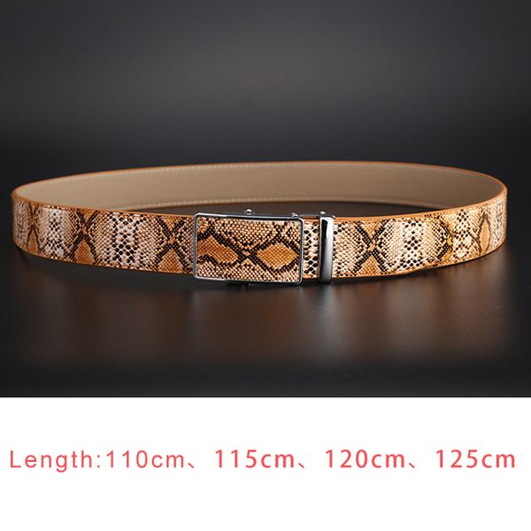 men's black snakeskin pattern leather belt automatic buckle brown leather belt business casual be customized, Black;brown
men's black snakeskin pattern leather belt automatic buckle brown leather belt business casual be customized, Black;brown