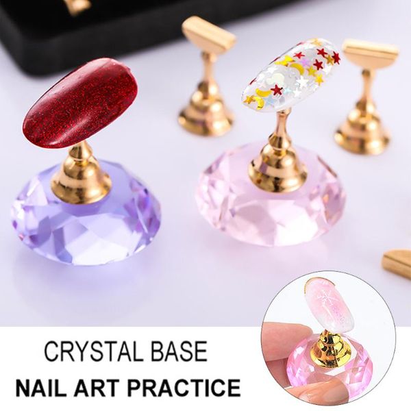 1set nail tool for practice nail holder display stand crystal jewel high-grade seat base with magnetic manicure art salon
1set nail tool for practice nail holder display stand crystal jewel high-grade seat base with magnetic manicure art salon