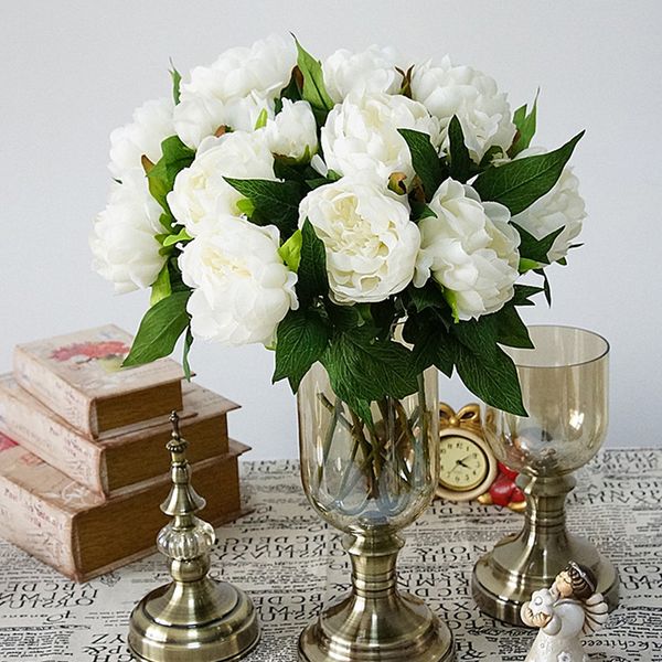6 fork/bunch silk roses bride bouquet for home wedding decoration fake plants artificial flowers new
6 fork/bunch silk roses bride bouquet for home wedding decoration fake plants artificial flowers new