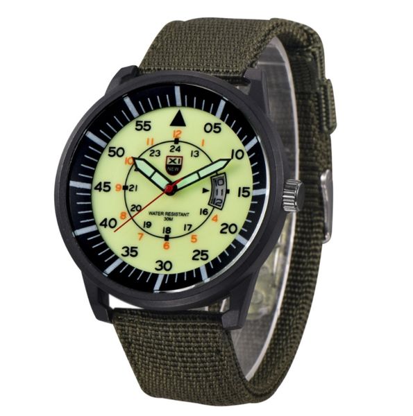 xinew brand men's new fashion watch student nylon belt calendar luminous quartz movement watch leisure sports watch wholesale, Slivery;brown
xinew brand men's new fashion watch student nylon belt calendar luminous quartz movement watch leisure sports watch wholesale, Slivery;brown