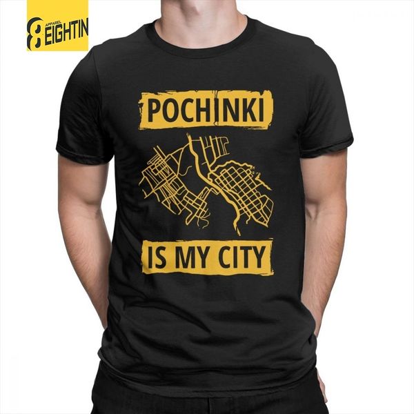 pubg pochinki is my city t-shirt vintage funny men round neck t shirt breathable short sleeve 100% cotton tees y19072201, White;black
pubg pochinki is my city t-shirt vintage funny men round neck t shirt breathable short sleeve 100% cotton tees y19072201, White;black