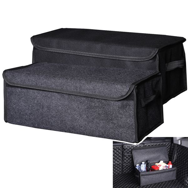 47*20*19cm collapsible gray/black car seat back rear storage bag trunk organizer holder felt bag travel tidy car styling
47*20*19cm collapsible gray/black car seat back rear storage bag trunk organizer holder felt bag travel tidy car styling