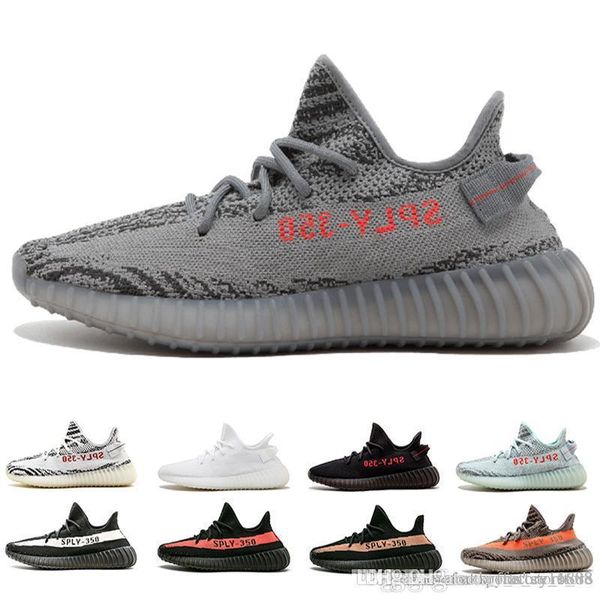 

2019 New Butter Sply yee&#122y 350 V2 Breds Semi Frozen Tint Zebra Sesame Beluga 2.0 Cream White Kanye West Running Shoes Sneakers