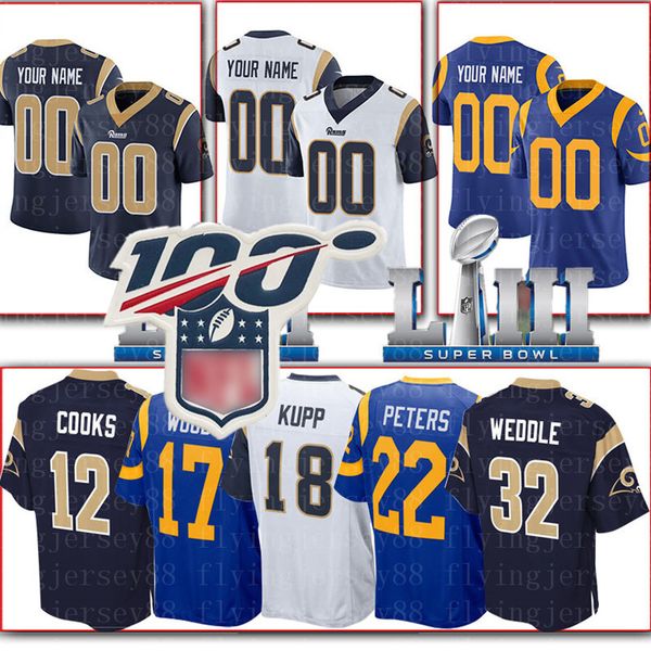 Los Angeles Custom Ram Jersey 12 Cooks 17 Woods 18 Kupp 29 Dickerson 22 Peters 85 Youngblood 36 Bettis 37 Shields Jerseys
Los Angeles Custom Ram Jersey 12 Cooks 17 Woods 18 Kupp 29 Dickerson 22 Peters 85 Youngblood 36 Bettis 37 Shields Jerseys