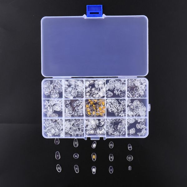 15 types shaped eyeglasses nose pads - 1 box sunglasses nosepad repair kit 
15 types shaped eyeglasses nose pads - 1 box sunglasses nosepad repair kit