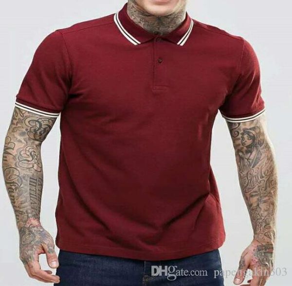 england designer polo shirt men leaf embroidery 100% cotton short sleeve business t-shirt casual solid polos summer tennis sport jerseys, White;black
england designer polo shirt men leaf embroidery 100% cotton short sleeve business t-shirt casual solid polos summer tennis sport jerseys, White;black
