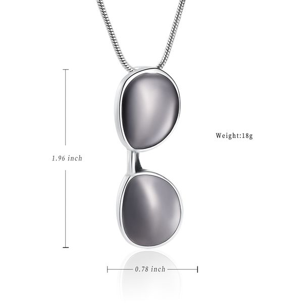 ijd10535 never fade stainless steel cremation pendant funeral urn ashes holder sunglass cremation jewelry, Silver
ijd10535 never fade stainless steel cremation pendant funeral urn ashes holder sunglass cremation jewelry, Silver