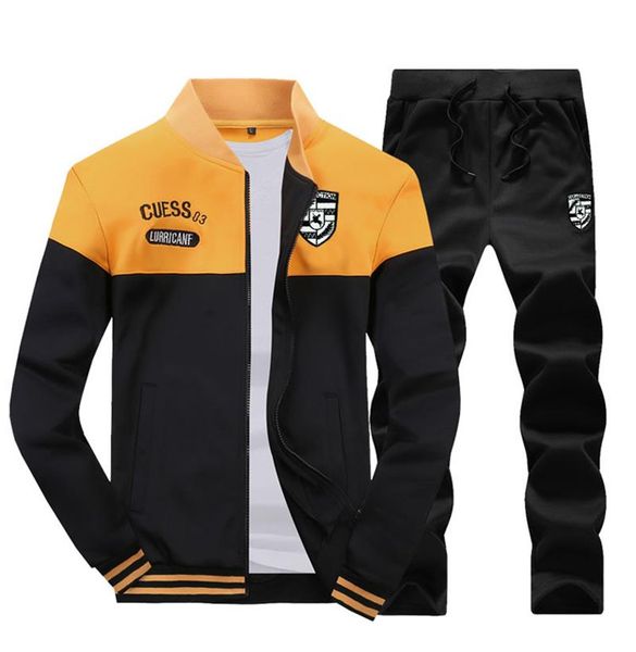 2019 men's fitness sports suit, crossfit sports jogging training suit, men's slim collar zipper casual wear, Black;blue
2019 men's fitness sports suit, crossfit sports jogging training suit, men's slim collar zipper casual wear, Black;blue