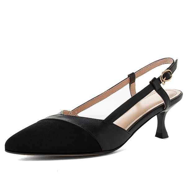 coolulu 2020 kitten heel pointed toe pumps for women slingback multicolor pumps spring/autumn elegant ladies size 33-43, Black
coolulu 2020 kitten heel pointed toe pumps for women slingback multicolor pumps spring/autumn elegant ladies size 33-43, Black
