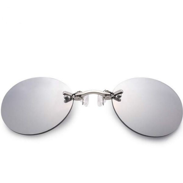 oval metal sunglasses clip on nose retro mini eyeglasses vintage men women sun glasse clips, White;black
oval metal sunglasses clip on nose retro mini eyeglasses vintage men women sun glasse clips, White;black