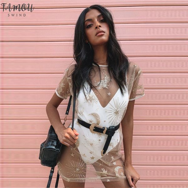 2020 женщины мод ажурного cover up дама mesh sheer женщина с коротким рукавом смотрите через мини платье размер s -xl, Black;gray
2020 женщины мод ажурного cover up дама mesh sheer женщина с коротким рукавом смотрите через мини платье размер s -xl, Black;gray
