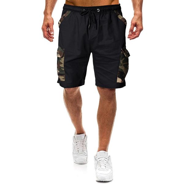 new arrive men's shorts casual slim fit pockets jogger knee length pants men patchwork camouflage shorts men, White;black
new arrive men's shorts casual slim fit pockets jogger knee length pants men patchwork camouflage shorts men, White;black