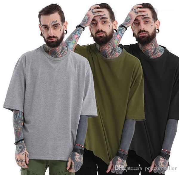 simple loose split tshirt european american mens designer tshirt summer mens designer tshirts casual solid color crew neck, White;black
simple loose split tshirt european american mens designer tshirt summer mens designer tshirts casual solid color crew neck, White;black