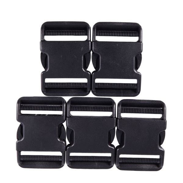 plastic bag replacement side closing quick buckles 5 pcs, black 
plastic bag replacement side closing quick buckles 5 pcs, black