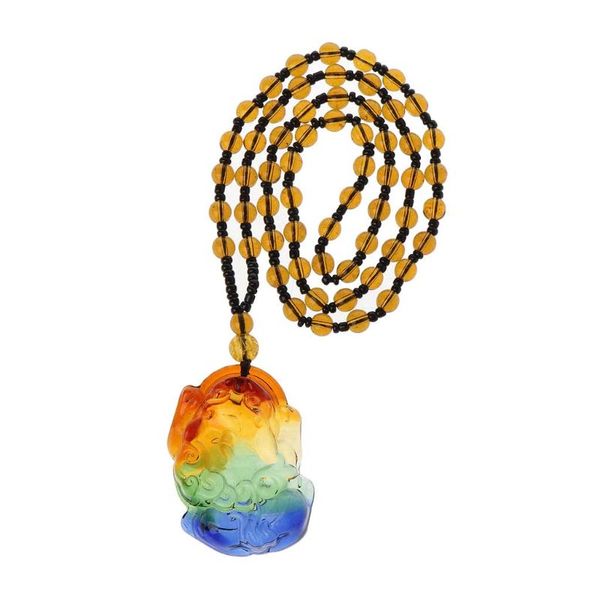 fashion rainbow crystal pi xiu pendant necklace attract wealth and good luck jewelry, Silver
fashion rainbow crystal pi xiu pendant necklace attract wealth and good luck jewelry, Silver