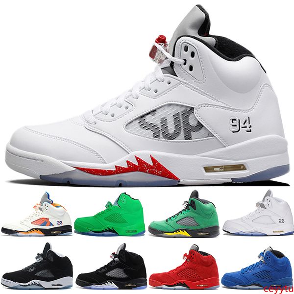 5 5s wings international flight mens basketball shoes olympic gold medal fire red blue suede low neymar men sports sneakers designer
5 5s wings international flight mens basketball shoes olympic gold medal fire red blue suede low neymar men sports sneakers designer