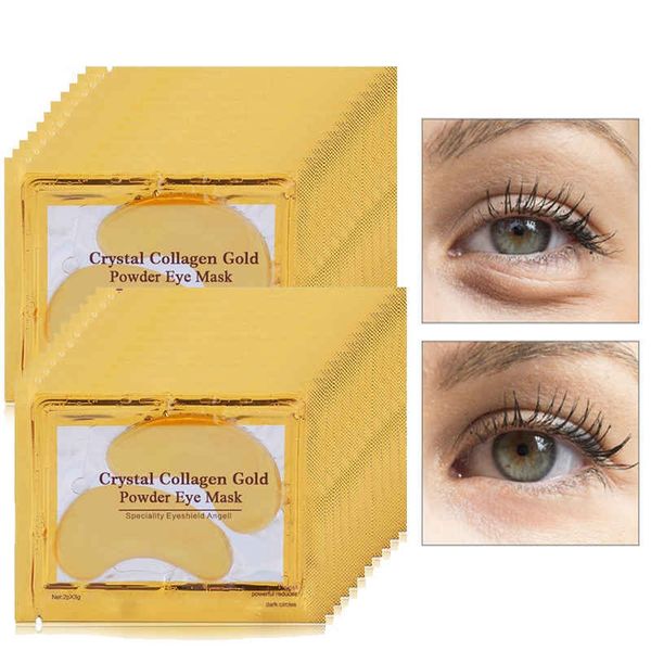 

Gold Collagen Eye Mask Eye Patch для масок для лица Dark Circle Puffiness Eye Bag Антивозрастная увлажняющая