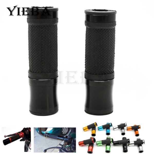 

universal 7/8'' 22mm cnc motorcycle handlebar ends motorbike handle bar grips 6 color for cbr600rr f2 f3 f4 f4i cbr 600 f5