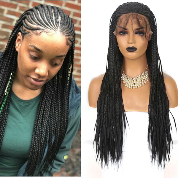 aimeya 13Ã6 braided lace front wigs for black women synthetic black box braids wig with baby hair half hand tied braided wigs
aimeya 13Ã6 braided lace front wigs for black women synthetic black box braids wig with baby hair half hand tied braided wigs