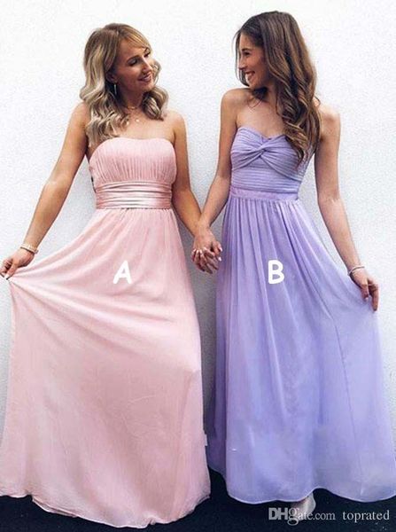 elegant a-line bridesmaid dresses off shoulder chiffon sleeveless floor-length formal gowns brautjungfer kleider maid of honor custom, White;pink
elegant a-line bridesmaid dresses off shoulder chiffon sleeveless floor-length formal gowns brautjungfer kleider maid of honor custom, White;pink