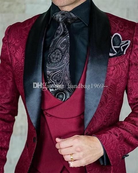 one button burgundy paisley groom tuxedos shawl lapel groomsmen mens suits wedding/prom/dinner blazer (jacket+pants+vest+tie) k155, Black;gray
one button burgundy paisley groom tuxedos shawl lapel groomsmen mens suits wedding/prom/dinner blazer (jacket+pants+vest+tie) k155, Black;gray
