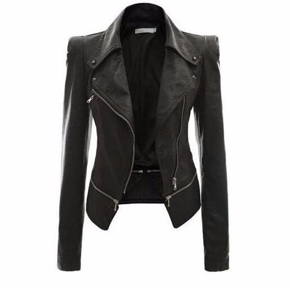 wholesale women leather jackets rivet zipper motorcycle jacket turn down collar chaquetas mujer argyle pattern leather jacket s-3xl, Black
wholesale women leather jackets rivet zipper motorcycle jacket turn down collar chaquetas mujer argyle pattern leather jacket s-3xl, Black