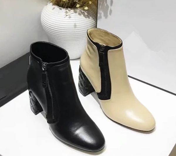fashion 37 boots women half ankle boot lady genuine leather dress boots casual shoes with box, Black
fashion 37 boots women half ankle boot lady genuine leather dress boots casual shoes with box, Black