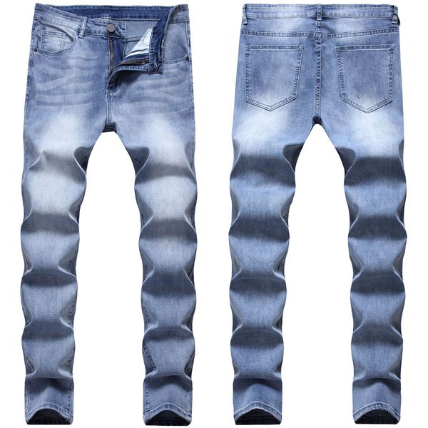 starbrand mens soft jeans spring summer fashion skinny pencil pants washed long denim pants biker jeans, Blue
starbrand mens soft jeans spring summer fashion skinny pencil pants washed long denim pants biker jeans, Blue
